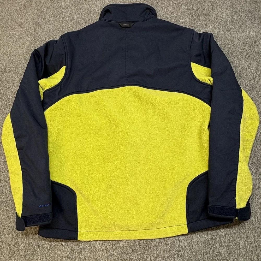 Columbia Jacket Omni WindBlock Omni Heat Men's Large Interchange Full Zip Fleece